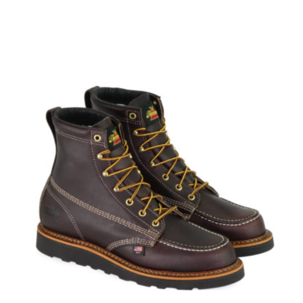 Thorogood 814-4266 American Heritage - 6″ Black Walnut Moc Toe Boot ...